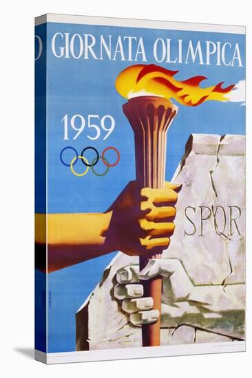 Giornata Olimpica 1959 Poster-Nino Gregori-Premier Image Canvas