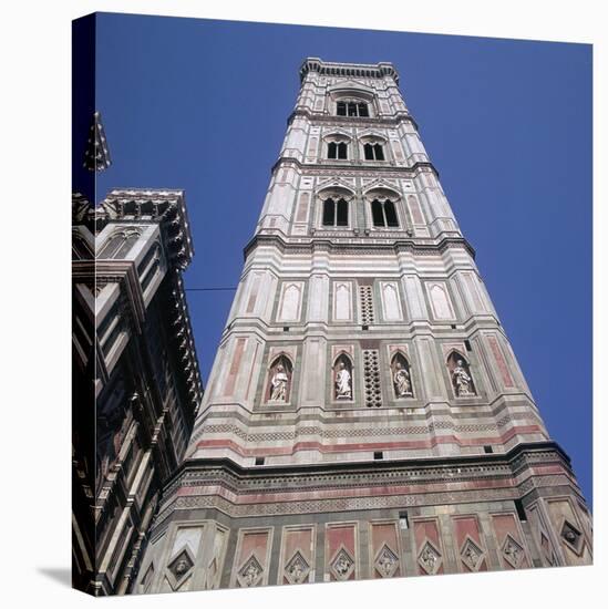 Giottos Tower in Florence Artist: Giotto-Giotto-Stretched Canvas