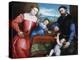 Giovanni Della Volta with His Wife and Children, C1547-Lorenzo Lotto-Premier Image Canvas