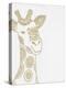 Giraffe Gold-Pam Varacek-Stretched Canvas