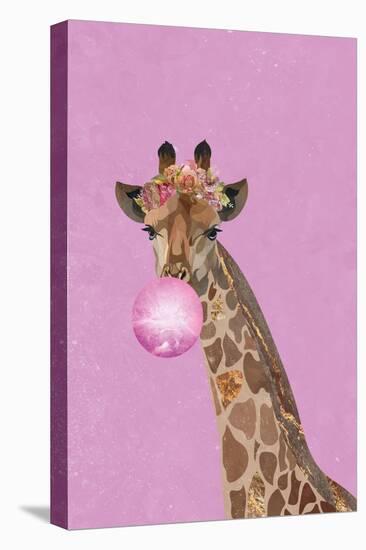 Giraffe pink bubblegum-Sarah Manovski-Premier Image Canvas