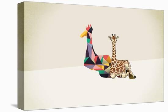 Giraffe - Walking Shadows-Jason Ratliff-Premier Image Canvas