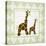 Giraffes-Sylvia Murray-Stretched Canvas