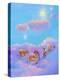 Girl and Animals in Clouds II-Judy Mastrangelo-Premier Image Canvas