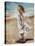 Girl at the Beach II-Sydney Edmunds-Premier Image Canvas