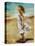 Girl at the Beach-Sydney Edmunds-Premier Image Canvas