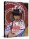 Girl Dressed in Kimono, Shichi-Go-San Festival (Festival for Three, Five, Seven Year Old Children)-null-Premier Image Canvas