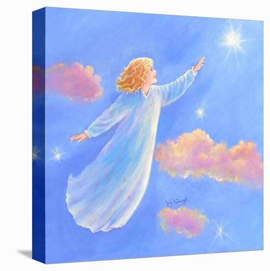 Girl Flying Toward a Star-Judy Mastrangelo-Premier Image Canvas