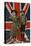 Girl Guide and Boy Scout Saluting in Front of the Union Flag-null-Premier Image Canvas