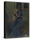 Girl in a Blue Dress-Philip Wilson Steer-Premier Image Canvas