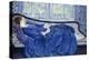 Girl in Blue, 1917-Frederick Carl Frieseke-Premier Image Canvas