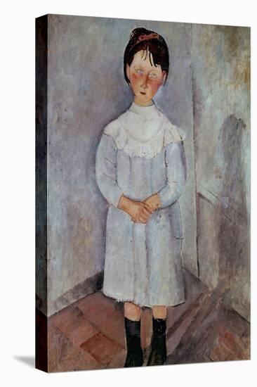 Girl in Blue by Amedeo Modigliani-null-Premier Image Canvas