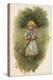 Girl in Meadow 1887-Harriett M Bennett-Stretched Canvas