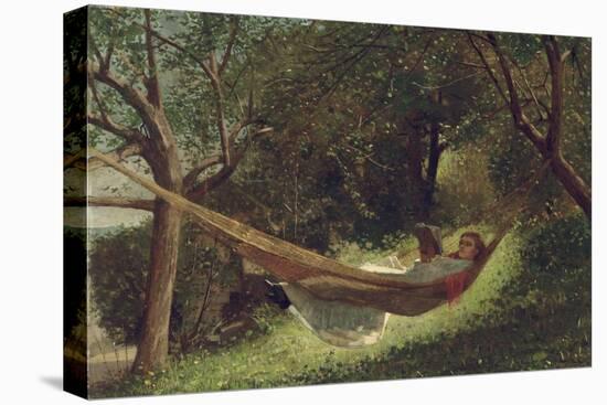 Girl in the Hammock, 1873-Winslow Homer-Premier Image Canvas