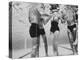 Girl in Topless Swimsuit-Paul Schutzer-Premier Image Canvas
