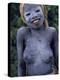 Girl of Bassa Tribe Covered in White Paint Signifies the End of Seclusion Following Circumcision-Eliot Elisofon-Premier Image Canvas