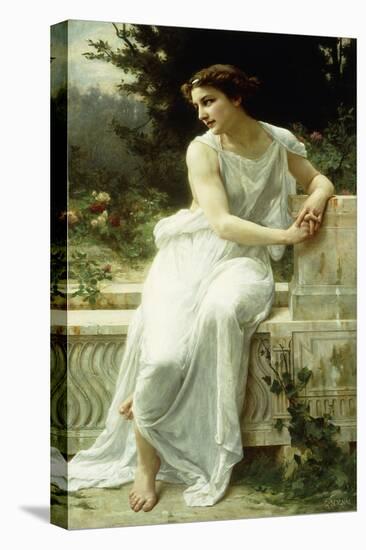 Girl of Pompei in a Garden; Jeune Fille De Pompei Dans Un Jardin-Guillaume Seignac-Premier Image Canvas