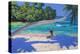 Girl on a Swing, Seychelles, 2015-Andrew Macara-Premier Image Canvas