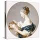 Girl Playing with a Dog and a Cat (Said to Be Marie-Madeline Colombe)-Jean-Honoré Fragonard-Premier Image Canvas