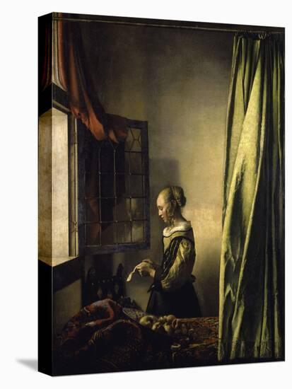 Girl Reading a Letter-Johannes Vermeer-Premier Image Canvas