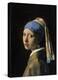 Girl with a Pearl Earring-Johannes Vermeer-Stretched Canvas