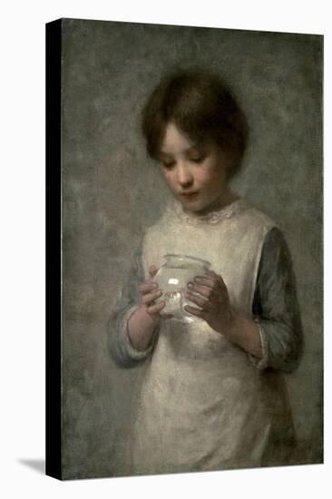 Girl with a Silver Fish, 1889-William Robert Symonds-Premier Image Canvas