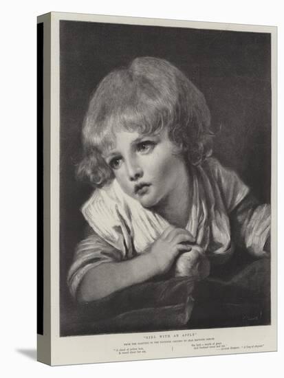 Girl with an Apple-Jean Baptiste Greuze-Premier Image Canvas
