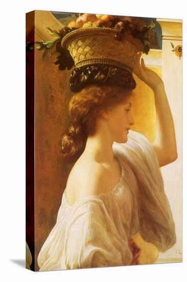 Girl with Fruit Basket, 1863-Frederick Leighton-Premier Image Canvas