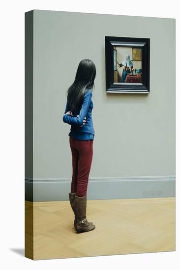 Girl with Vermeer, 2014-Max Ferguson-Premier Image Canvas