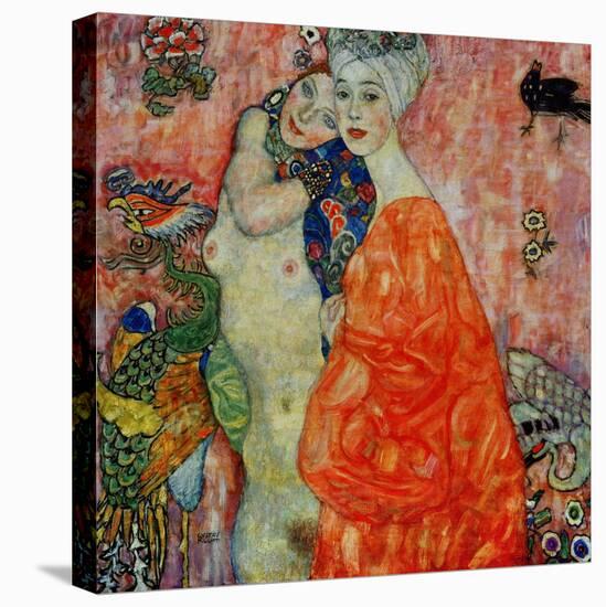 Girlfriends, 1916-1917-Gustav Klimt-Premier Image Canvas