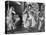 Girls Dancing the Can-Can at Baltarbarin Nightclub in Paris-null-Premier Image Canvas