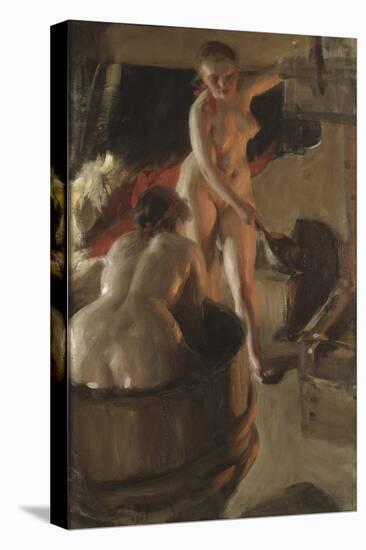 Girls from Dalarna Having a Bath, 1908-Anders Leonard Zorn-Premier Image Canvas