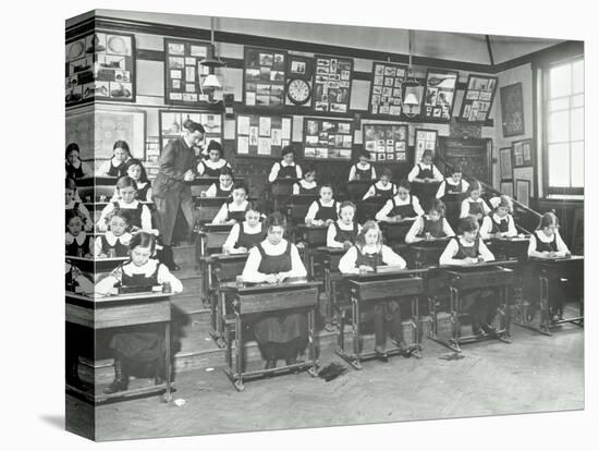 Girls in a Classroom, Tollington Park Central School, London, 1915-null-Premier Image Canvas