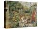 Girls in a Garden in Montmartre; Fillettes Dans Un Jardin a Montmartre, C.1893-5-Pierre-Auguste Renoir-Premier Image Canvas