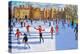 Girls in Red,Hampton Court Palace Ice Rink,London,2018-Andrew Macara-Premier Image Canvas