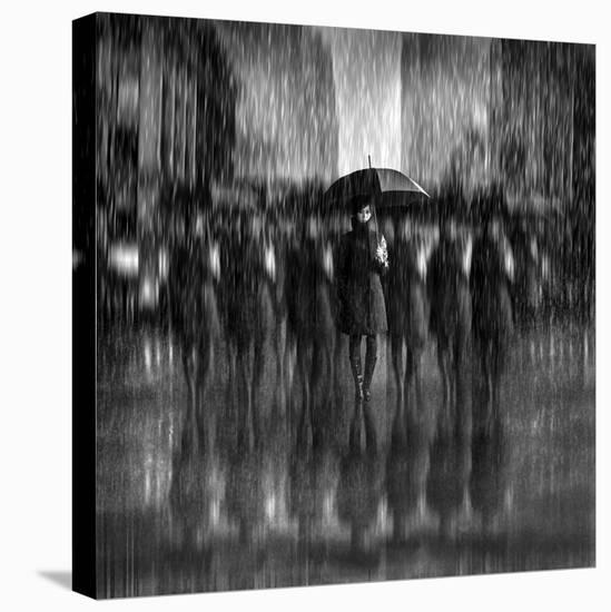 Girls In The Rain-Antonyus Bunjamin (Abe)-Stretched Canvas