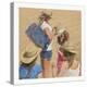 Girls on the Beach-Carlos Casamayor-Premier Image Canvas