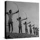 Girls Practicing Archery-John Florea-Premier Image Canvas