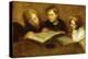 Girls Reading-Eugene Carriere-Premier Image Canvas