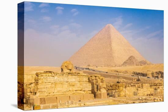 Giza, Cairo, Egypt. The Great Pyramid at Giza, also known as the Pyramid of Khufu.-Emily Wilson-Premier Image Canvas