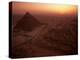 Giza Pyramid, Giza Plateau, Old Kingdom, Egypt-Kenneth Garrett-Premier Image Canvas