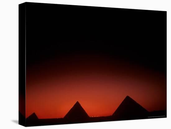 Giza Pyramid, Giza Plateau, Old Kingdom, Egypt-Kenneth Garrett-Premier Image Canvas