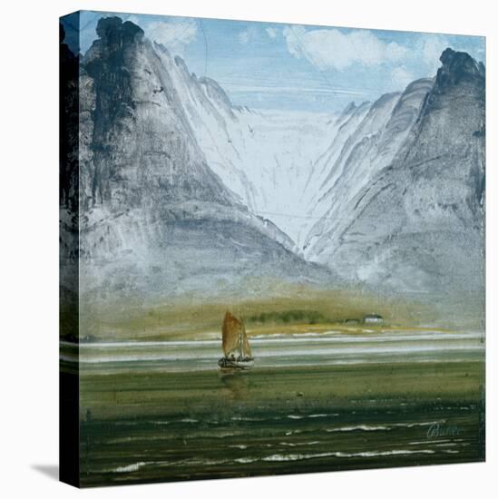 Glacier by Peder Balke-Harriet Backer-Premier Image Canvas