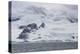 Glacier hanging on the rocks of Coronation Island, South Orkney Islands, Antarctica, Polar Regions-Michael Runkel-Premier Image Canvas