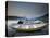 Glacier National Park- Boats Rest on a Dock in Front of Lake Mcdonald.-Ian Shive-Premier Image Canvas