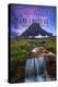 Glacier National Park, Montana - the Mountains are Calling-Lantern Press-Stretched Canvas