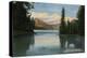 Glacier National Park, Montana, View of Lake McDonald Outlet-Lantern Press-Stretched Canvas