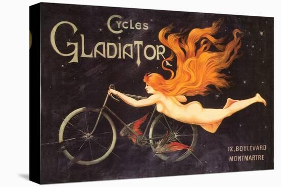 Gladiator Cycles Ad-null-Stretched Canvas