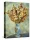 Gladioli in Blue Vase-Pierre-Auguste Renoir-Premier Image Canvas