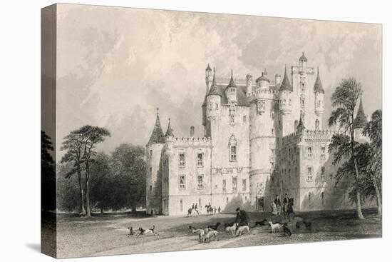 Glamis (Glame's) Castle, Forfarshire-null-Stretched Canvas